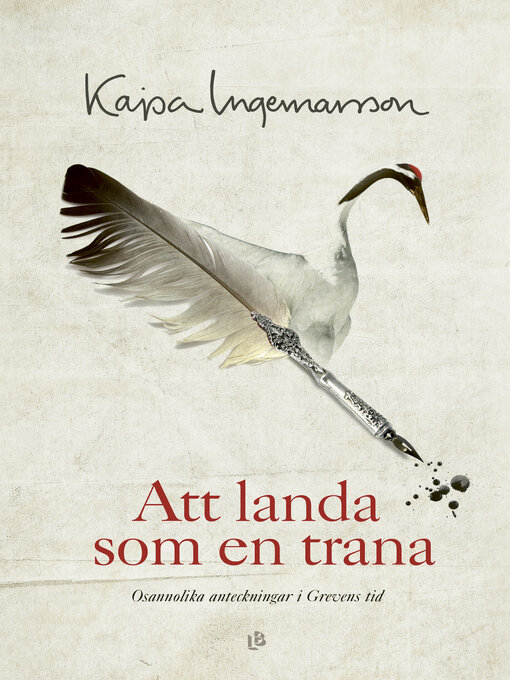 Titeldetaljer för Att landa som en trana av Kajsa Ingemarsson - Tillgänglig